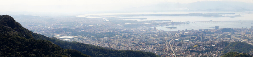 Panoramic view of Rio de Janeiro, Brasil