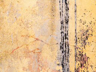 Abstract concrete, weathered with cracks and scratches. Landscape style. Grungy Concrete Surface. Great background or texture.