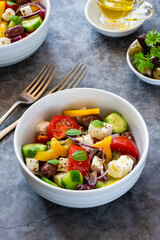 Traditional Greek salad