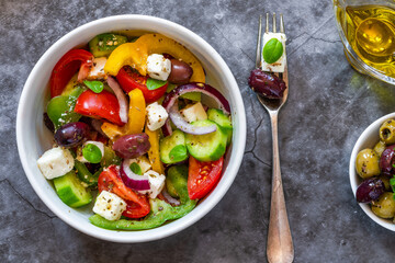 Traditional Greek salad