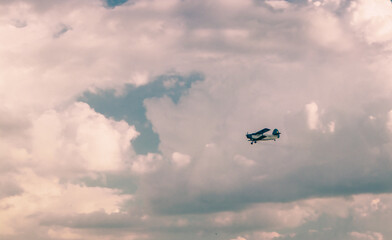 airplane in the sky