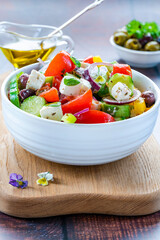 Traditional Greek salad