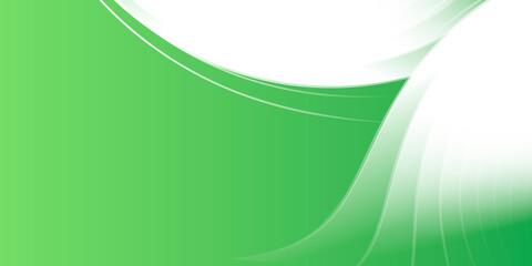 Abstract template elegant header and footers green lime curve light template on white background with copy space.