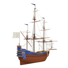 Sail Ship Isolated