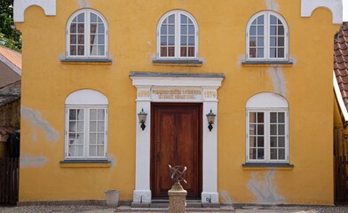 The beautiful city of Faaborg in Denmark