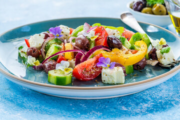 Traditional Greek salad
