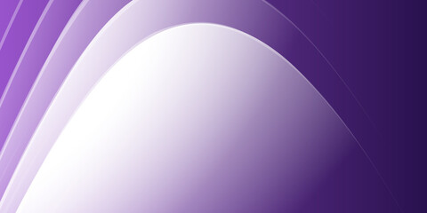 Simple purple violet white background with flat curve wave lines white gradation. White purple violet wavy presentation background