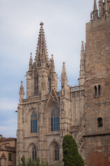 Fototapeta na wymiar Beautiful Catholic Cathedral in Barcelona