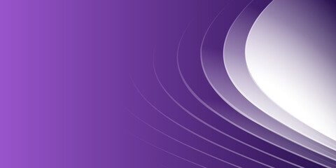 Fototapeta premium Light purple violet vector cover with white curve wave stripes. Glitter abstract illustration with colored sticks. Smart design for business ads. Vector Abstract, science, futuristic