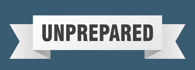 unprepared ribbon. unprepared paper band banner sign