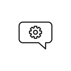 Speech bubble icon. Conversation symbol modern, simple, vector, icon for website design, mobile app, ui. Vector Illustration