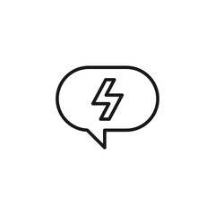 Speech bubble icon. Conversation symbol modern, simple, vector, icon for website design, mobile app, ui. Vector Illustration