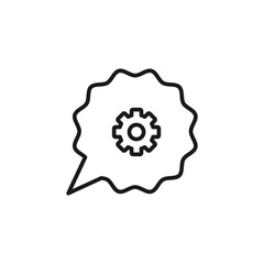 Speech bubble icon. Conversation symbol modern, simple, vector, icon for website design, mobile app, ui. Vector Illustration