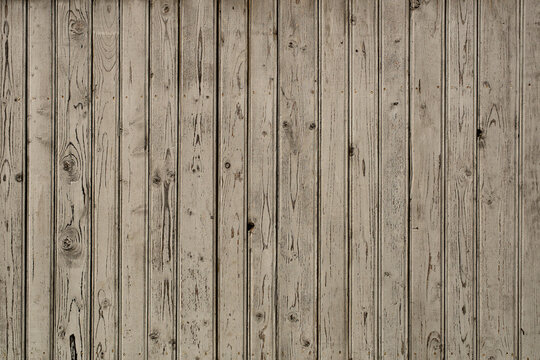 Rustic wooden gray fence for design decoration