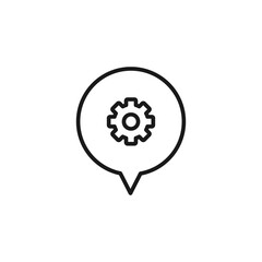 Speech bubble icon. Conversation symbol modern, simple, vector, icon for website design, mobile app, ui. Vector Illustration