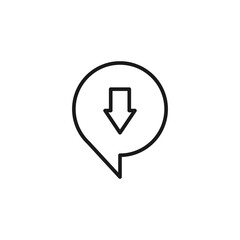 Speech bubble icon. Conversation symbol modern, simple, vector, icon for website design, mobile app, ui. Vector Illustration