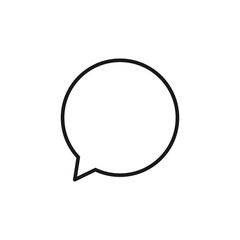 Speech bubble icon. Chat symbol modern, simple, vector, icon for website design, mobile app, ui. Vector Illustration