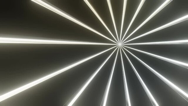 single point to infinity glowing lines moving in circle tunnel effect looping background