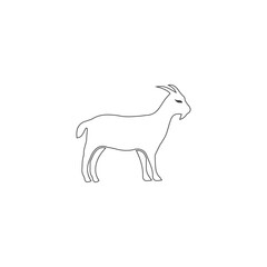 Goat Logo Template vector icon
