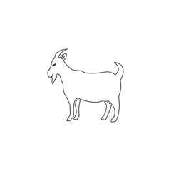 Goat Logo Template vector icon