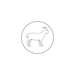 Goat Logo Template vector icon