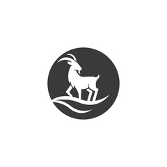 Goat Logo Template vector icon