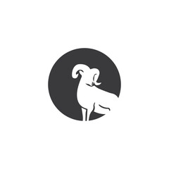Goat Logo Template vector icon