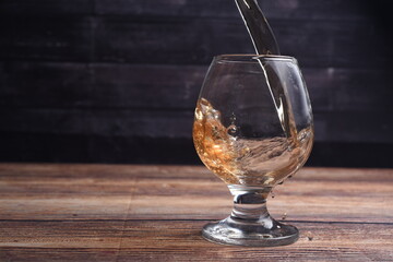 glass of cognac