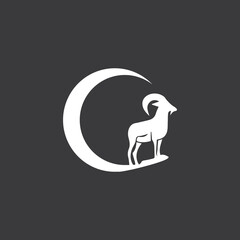 Goat Logo Template vector icon