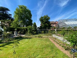 Italian Rose Garden or Italienscher Rosengarten (Flower Island Mainau on the Lake Constance or Die...