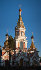 Fototapeta na wymiar Grodno, Belarus. Orthodox cathedral.