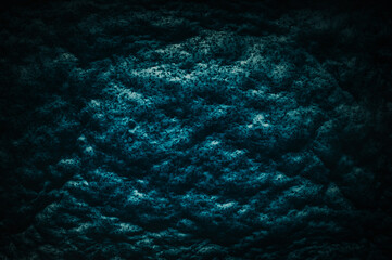 Fototapeta na wymiar Abstract dark blue green background. Beautiful volumetric texture. Blurred background.