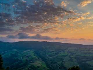 landscapes of the Lierganes area in Cantabria Spain
