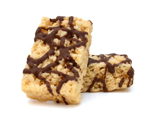 Marshmallow square bar on white