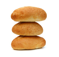Fototapeta na wymiar breads isolated on white background