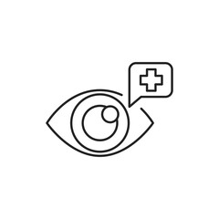 Medical check black line icon. Safe travel. Pictogram for web, mobile app, promo. UI UX design element