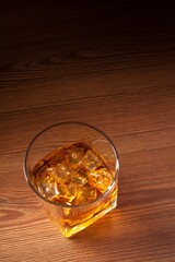Glass of Whiskey and Ice
