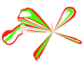 Simple abstract vector spinning colorful whirl texture for your game