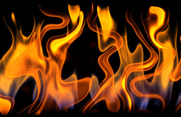 Fototapeta premium hell fire and flames