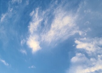 blue sky with clouds