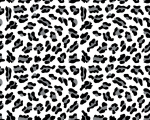 Seamless pattern of leopard skin, print illustration
