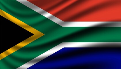 Flag of South Africa background template.