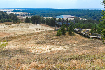 Observation deck on the Curonian spit