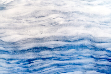 Obraz premium A piece of ice, layered ice texture