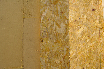 OSB Platte und Dämmung