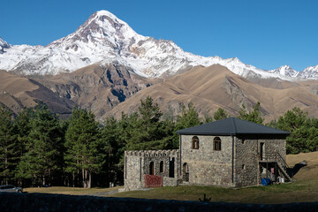 Kasbek (5.047m), Großer Kaukasus, Kazbegi-Nationalpark, Georgien