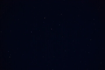 Starry sky in the summer in the village shot on the lens Helios 44