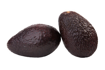 Fototapeta premium Fresh avocado isolated on white background