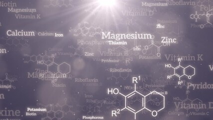 supplements vitamins medical background