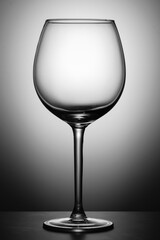 a glass of wine on a clearance close up stands on a table